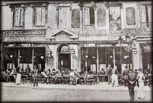 1890 Café de la Régence fin 19ème siècle