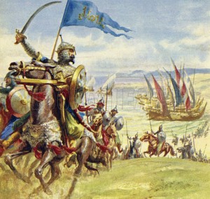A wild, savage army headed by Yusuf attacked Spain